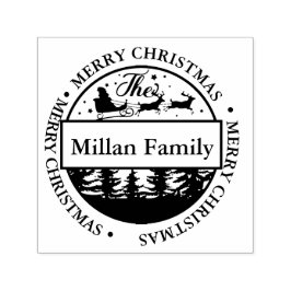 Familie Frohe Weihnachten Weihnachten Thema Permastempel