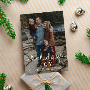 Familie Frohe Weihnachten Weihnachtskarte