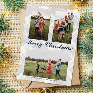 Familie Frohe Weihnachten Weihnachtskarte