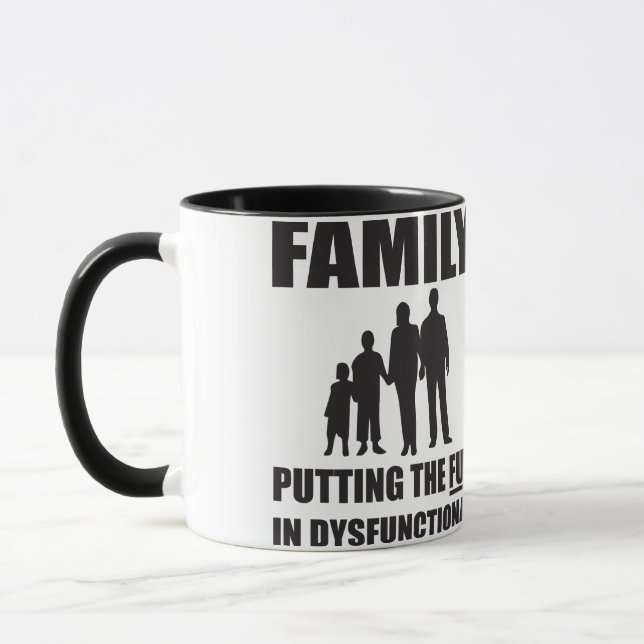 Familie - FUN gestört Tasse (Links)