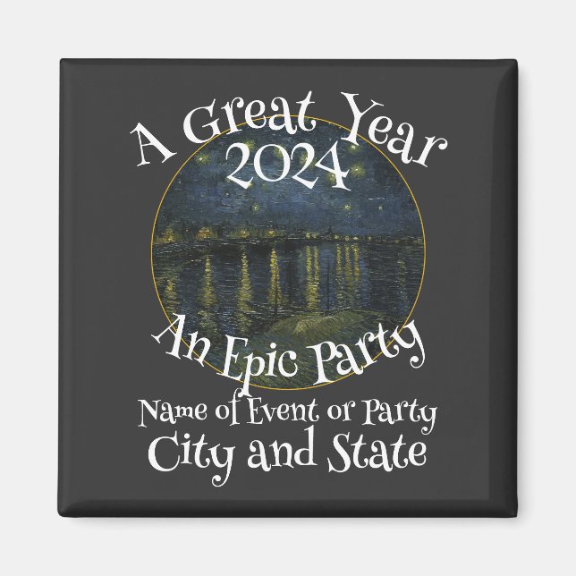 Familie Geburtstag 2024 Party Tshirt Wiedersehen R Magnet (Vorne)