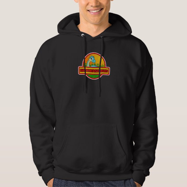 Familie Geschwister Brother Big Brothersaurus Nied Hoodie (Vorderseite)