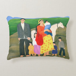 Familie Gipsy 1986 Zierkissen