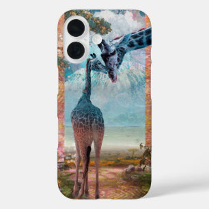 Familie Giraffe "AFRIKANISCHES ERBE" iPhone 16 Hülle