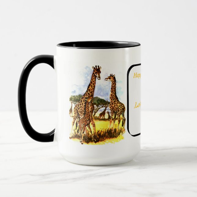 Familie Giraffe - Tasse (Links)