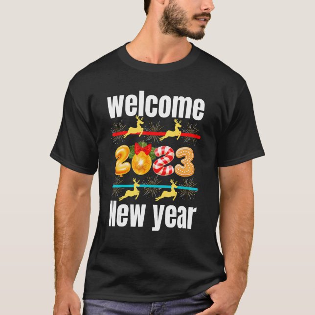 Familie glücklich Neujahr Eve Party liefert NYE 20 T-Shirt (Vorderseite)
