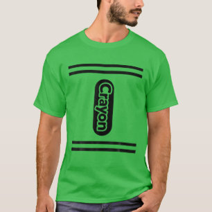 Familie Halloween Kostüm Kids GREEN Crayon C T-Shirt
