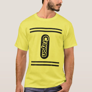 Familie Halloween Kostüm Kinder YELLOW Crayon T-Shirt
