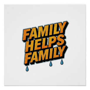 Familie hilft Familie Poster
