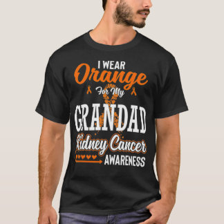 Familie ich trage Orange für meinen großen Nierenk T-Shirt