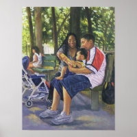 Familie im Park 1999