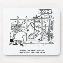 Familie im Zoo. Vater durch Alligator verschluckt