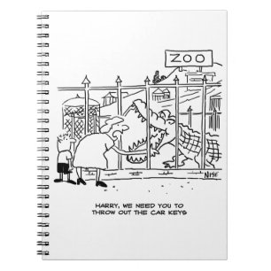 Familie im Zoo. Vater durch Alligator verschluckt Notizblock