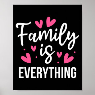 Familie ist alles Wiedervereinigung sarkastische V Poster