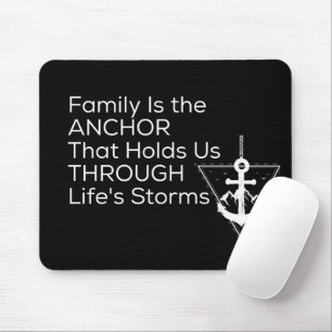 Familie ist der Anker, der hält Mousepad