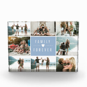 Familie ist für immer Foto Collage Block EDITABLE