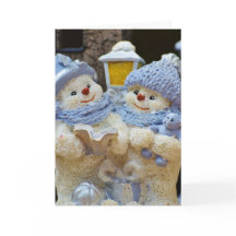 "Familie ist für immer" Schnee-Paar-Weihnachten