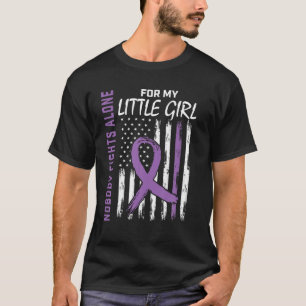 Familie kämpft kleine Mädchen Tochter Lupus Bewuss T-Shirt