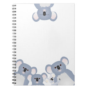 Familie Koala Notizblock