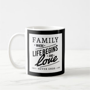 Familie, Liebe, personalisierte Foto-Kaffee-Tasse Tasse