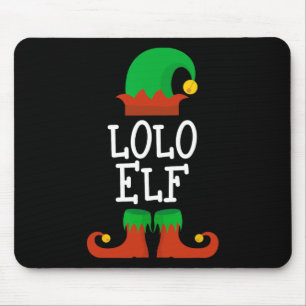 Familie Lolo Elf Weihnachten Matching Pj Pajama X Mousepad