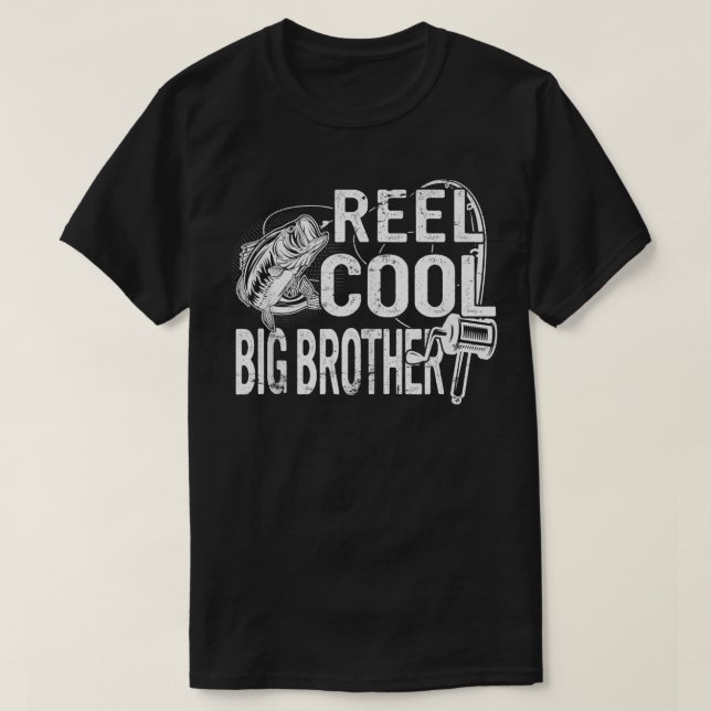 Familie Lover Reel Cool Big Brother Fishing Fische T-Shirt (Design vorne)