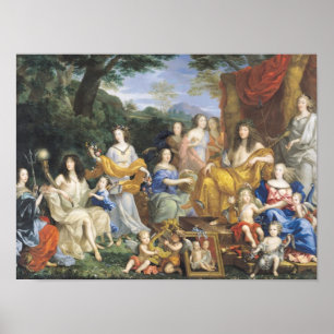 Familie Ludwig XIV 1670 2 Poster