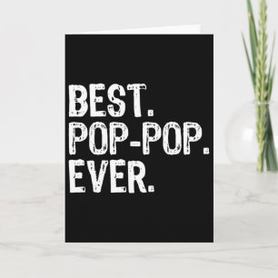 Familie Lustig Cool Poppop Bester Pop-Pop Aller Ze Karte
