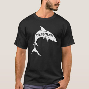 Familie Mama Shark passt zum Muttertag T-Shirt