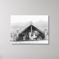 Familie Maori auf Zuhause FotografNeuseeland