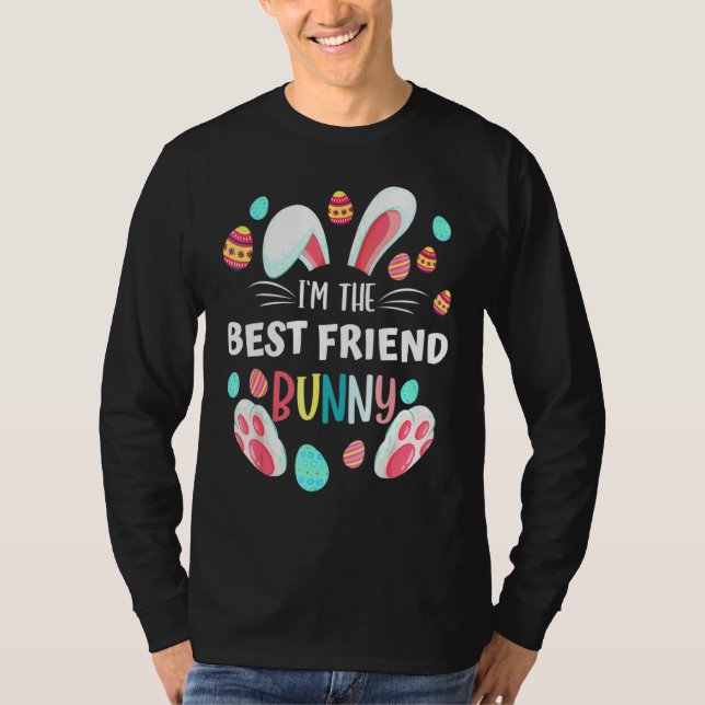 Familie Matching Best Friend Bunny Graphic Oaster  T-Shirt (Vorderseite)