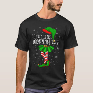 Familie Matching Frauen Mädchen Ich bin die Mama E T-Shirt