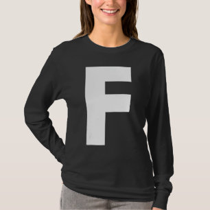 Familie Matching Halloween Karneval Letter F Capit T-Shirt