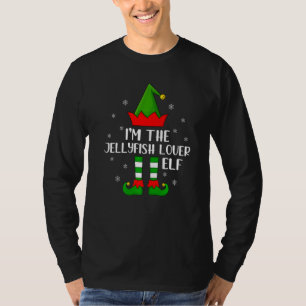 Familie Matching Ich bin die Quallen Elf Weihnacht T-Shirt