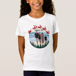 Familie Matching Personalisiert Foto Sleighed It T-Shirt