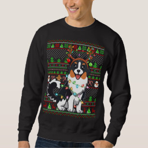 Familie Matching Reindeer Ugly Australian Shepherd Sweatshirt