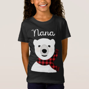 Familie Matching Weihnachts Buffalo Kariert Nana B T-Shirt