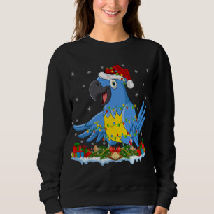 Familie Matching Weihnachtsmannmütze Macaw Christ Sweatshirt