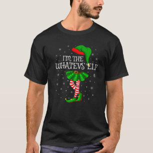Familie Matching Women Girls Ich bin die Whats Elf T-Shirt