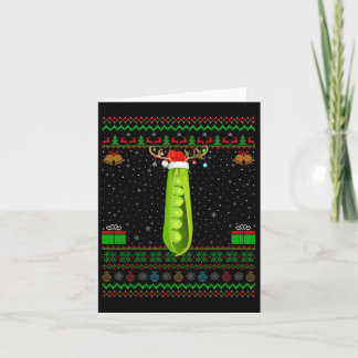 Familie Matching Xmas Lighting Santa Ugly Pea Chri Karte