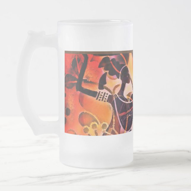 Familie Mattglas Bierglas (Links)