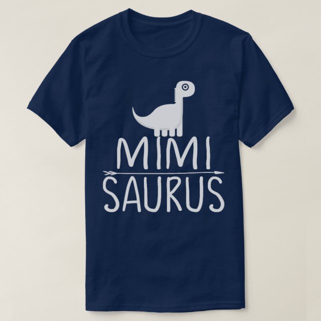 Familie Mimi Saurus Dinosaur 1 T-Shirt (Design vorne)