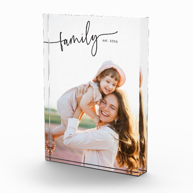 Familie modern fotoblock (Rechts)