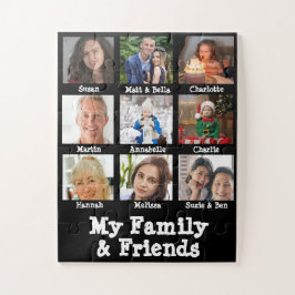 Familie, Name und Foto Black Dementia Memory Puzzle