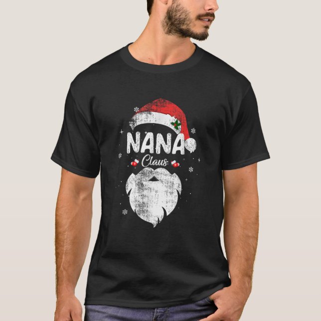 Familie Nana Claus Weihnachts Weihnachtsmann hat P T-Shirt (Vorderseite)