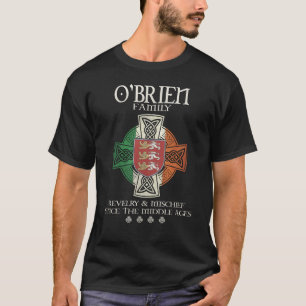 Familie O'Brien arm Ireland Irish Celtic Cross T-Shirt