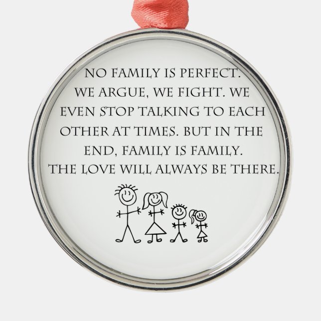 Familie Ornament Aus Metall (Vorne)