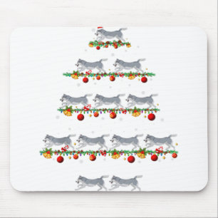 Familie Pajama Sets Weihnachten Alaskan Malamute D Mousepad