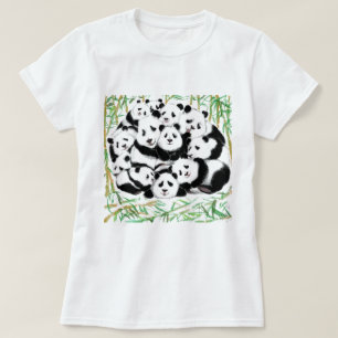 Familie Pandas T - Shirt Funny
