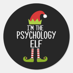 Familie passt Weihnachten Weihnachten Geschenke ic Runder Aufkleber